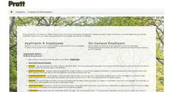 Desktop Screenshot of pratt.studentemployment.ngwebsolutions.com