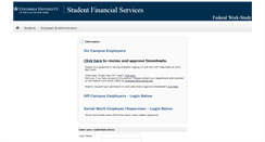 Desktop Screenshot of columbia.studentemployment.ngwebsolutions.com